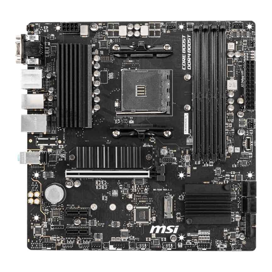 (image for) MSI AMD Ryzen B550M PRO-VDH AM4 PCIe 4.0 mATX Motherboard